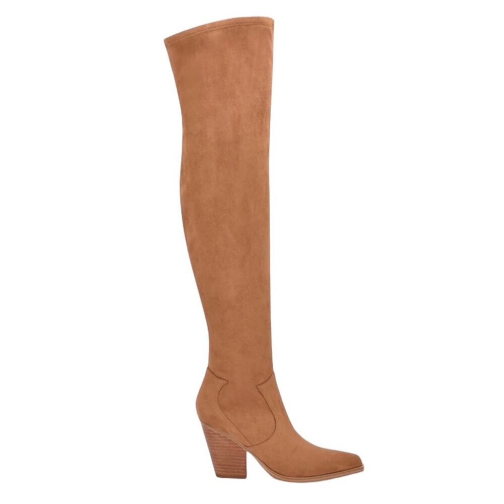 NWOT Women’s Marc Fisher Gwyneth Over the Knee Brown Boots Sz 9